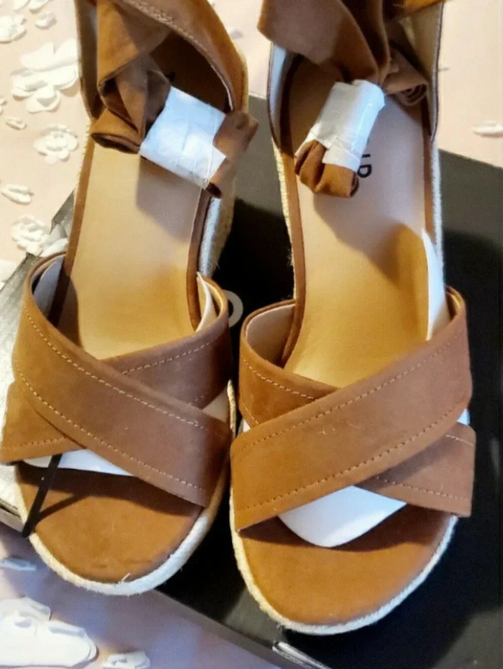 Torrid Lace-Up Espadrille Wedges